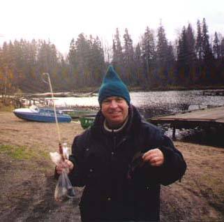 Рыбалка на лесном озере